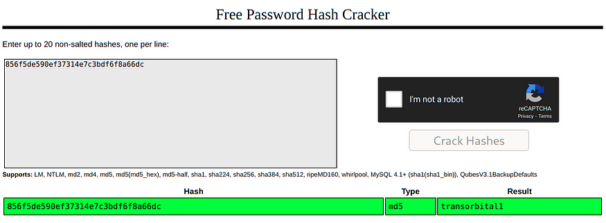 hash cracker