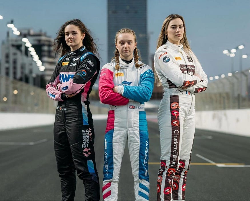 Image from: Introducing F1 Academy; An all-women single-seater racing sport