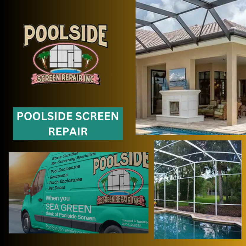 poolside screen repair