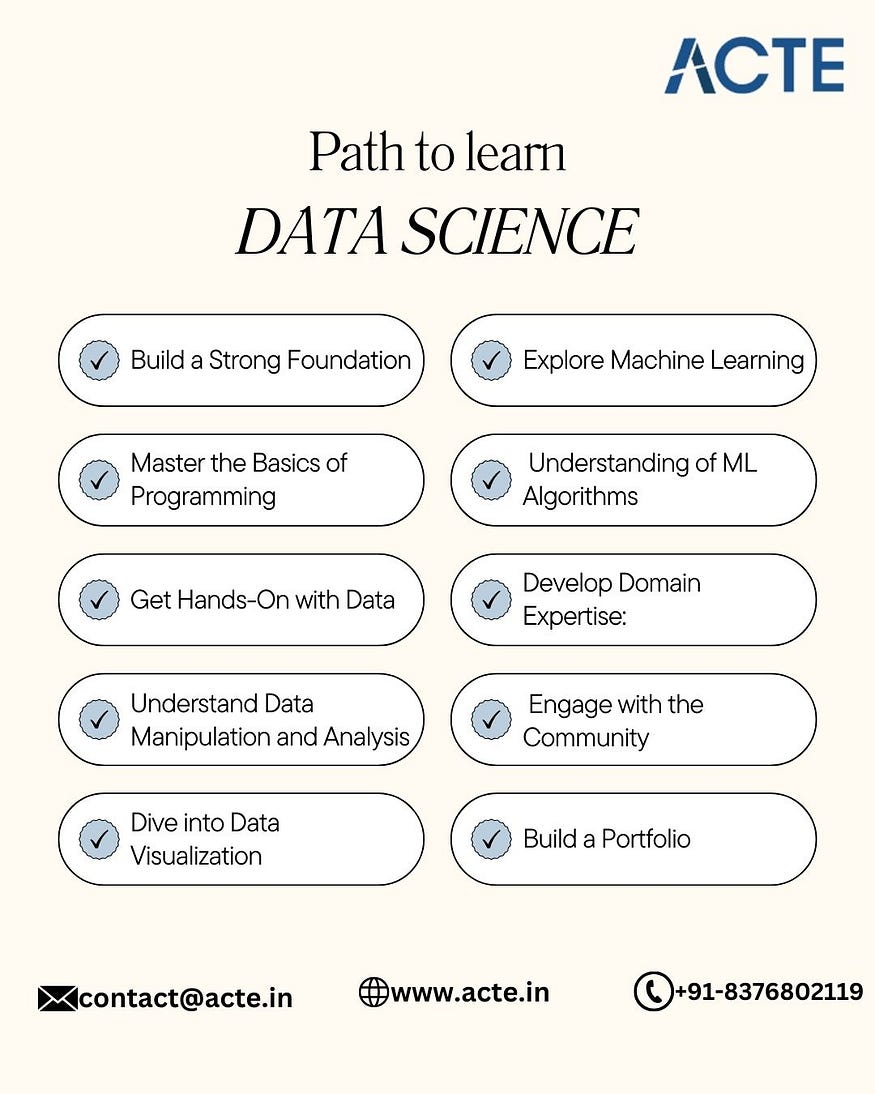 Navigating Your Data Science Odyssey: A Step-by-Step Guide for Beginners
