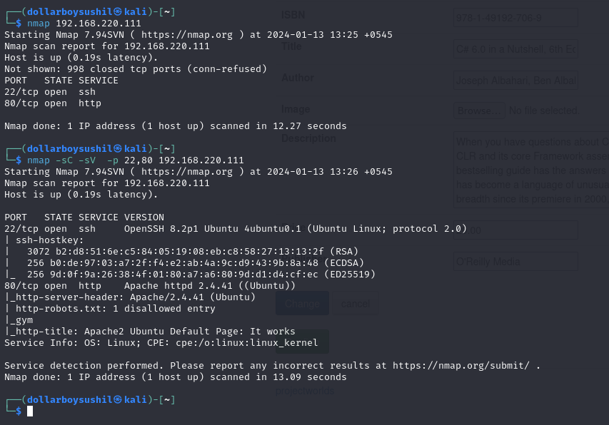 nmap scan