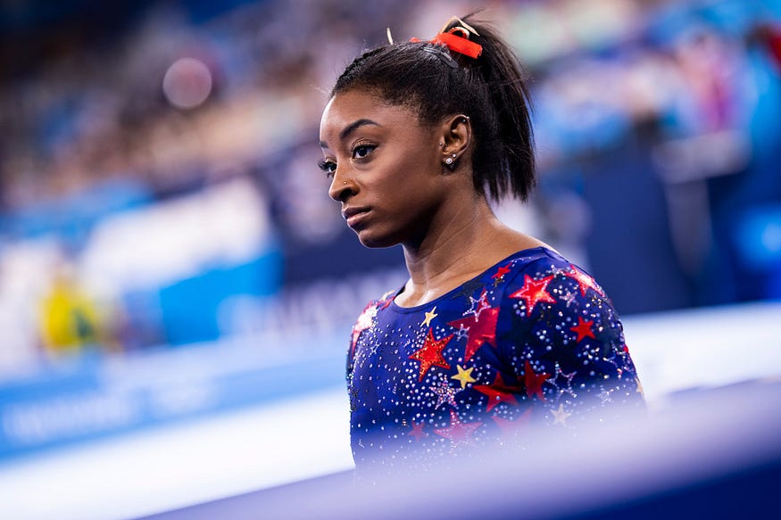 Simone Biles at the Tokyo 2020 Olympics