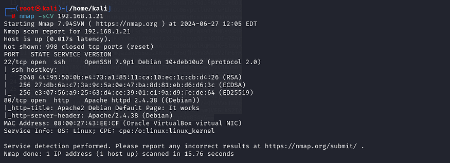 nmap scan