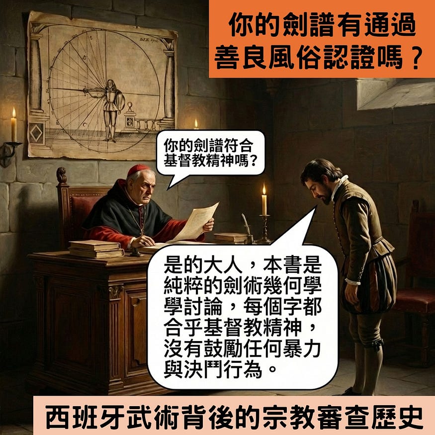 你的劍譜有通過善良風俗認證嗎？　西班牙武術背後的宗教審查歷史