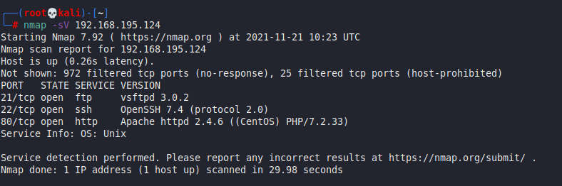 nmap scan