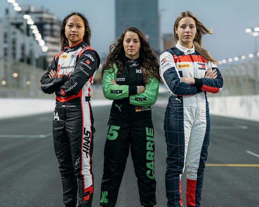 Image from: Introducing F1 Academy; An all-women single-seater racing sport