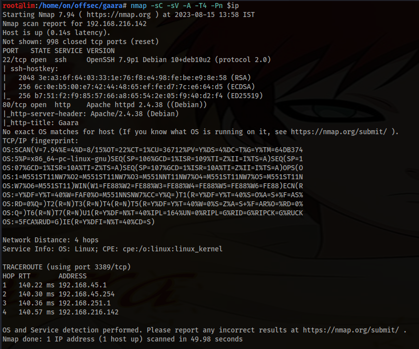 nmap scan
