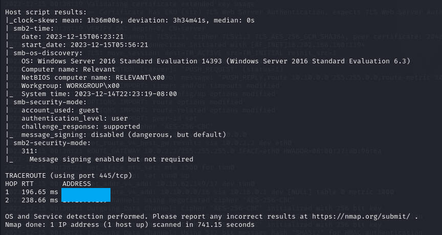 nmap smb