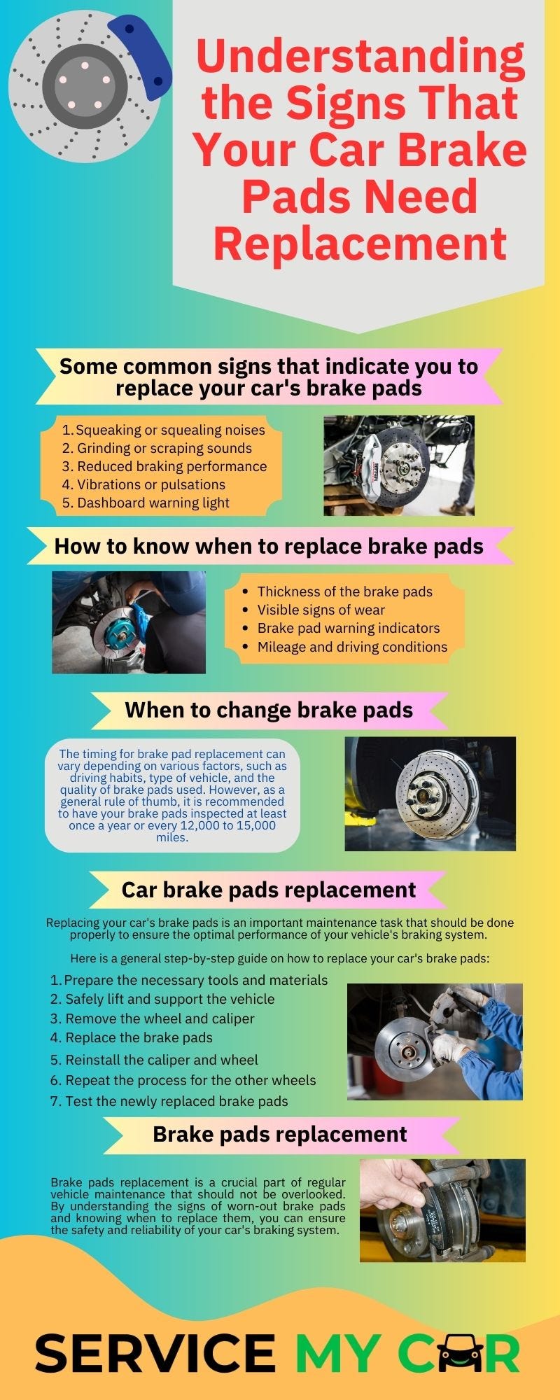 Understanding Signs That Your Car Brake Pad Need Replacement