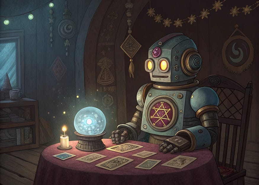 AI Desperately Trying to Look Like a Fortune Teller