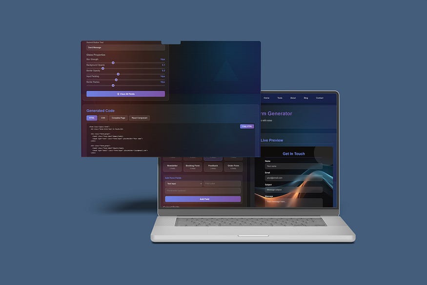 Modern UI with Glassmorphism Effects Modern UI with Glassmorphism Effects
