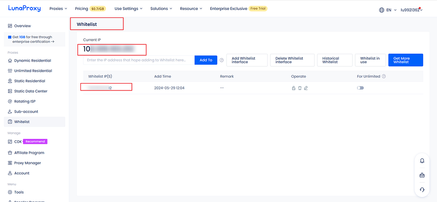 How to set your proxy lunaproxy in Social Media Lead Generation Pro?