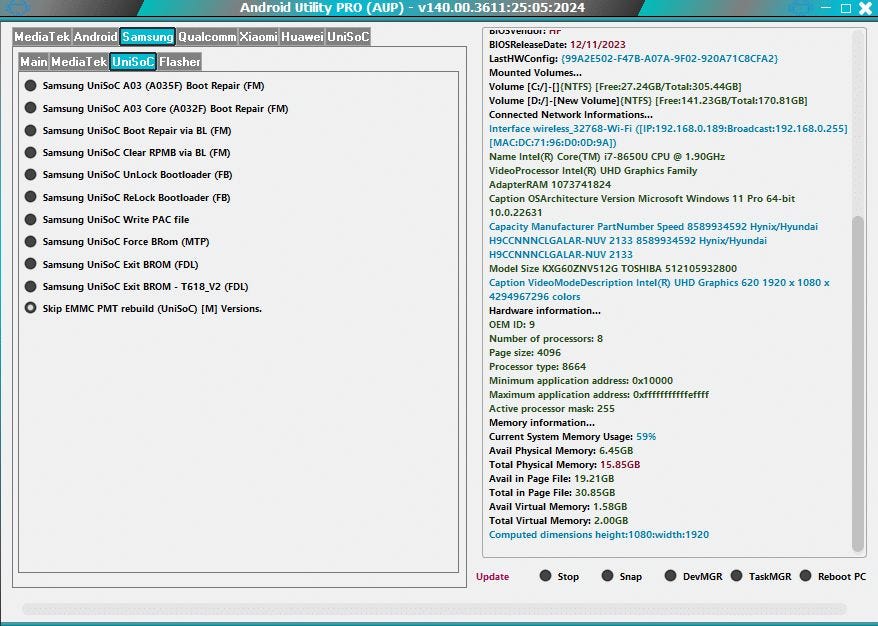 Android Utility V142 2024 Android Utility PRO (AUP) Tool Official