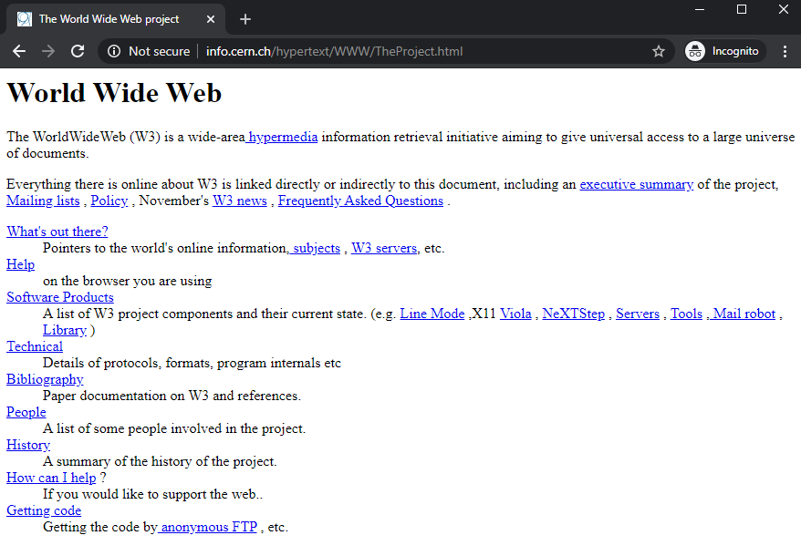 World’s First Website!. As of April 2020, there are more than… | by ...