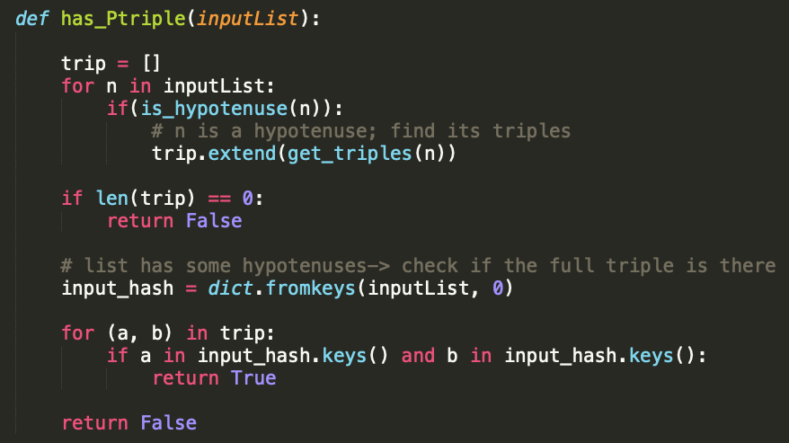 Check an unsorted list for Pythagorean Triples in O(n) | by Jo N | Medium
