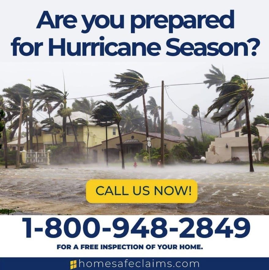 Comprehensive Florida Storm, Mold, and Roof Leak Damage Insurance