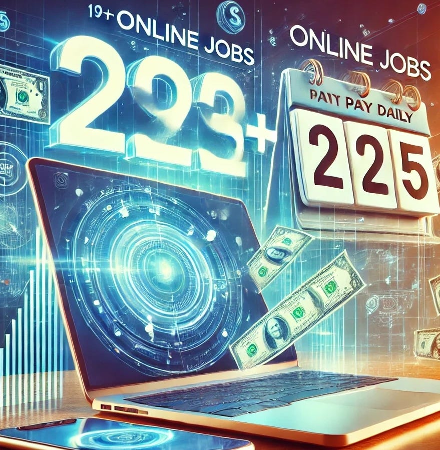 19+ Online Jobs That Pay Daily in 2025