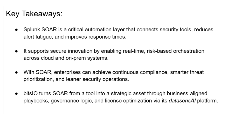 Empowering CIOs through Splunk SOAR Integration for Secure Innovation
