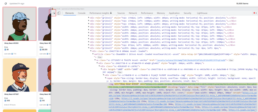 [Python]OpenSea NFT Scraper by Clicknium | by Kay | Medium
