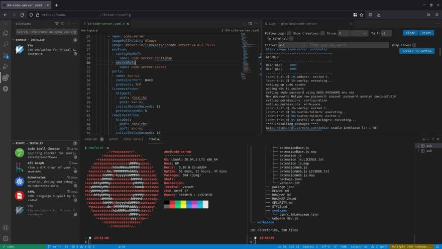 How to setup a remote development environment with code-server and ...