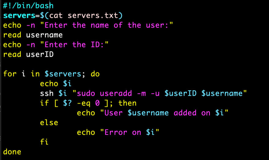 Automating user management with the bash script | by Srinivas Karnati ...