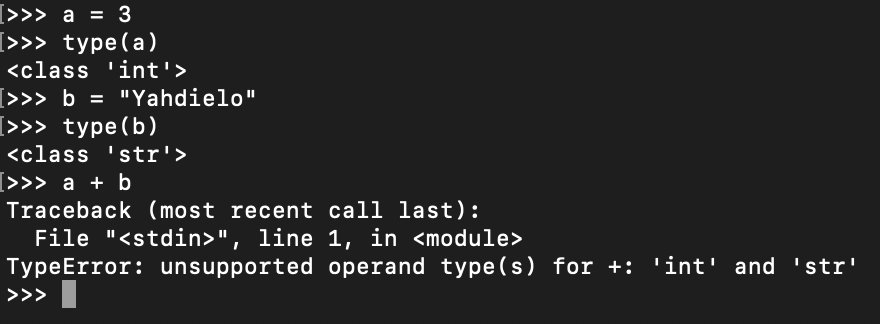 Python everything is an object. First, thank you for taking the time to ...