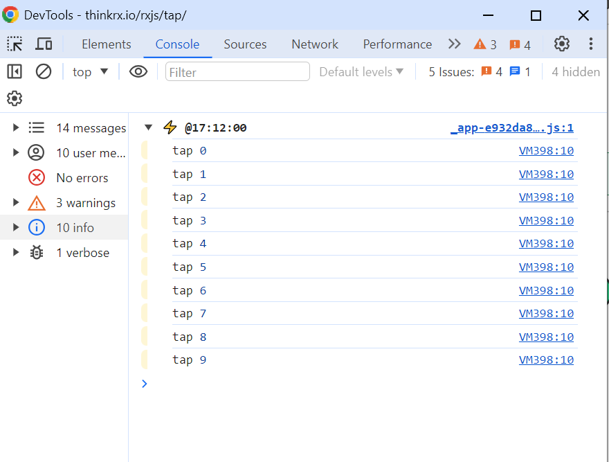 tap operator in RxJS Ajinkya Khandar Medium