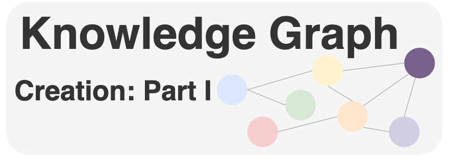 Knowledge Graph Creation: Part I. How to construct a knowledge graph ...