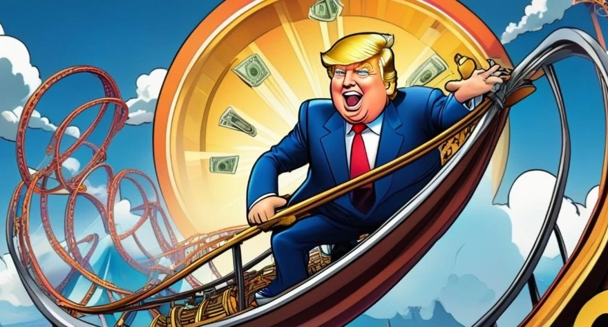 The $TRUMP Crypto Rollercoaster