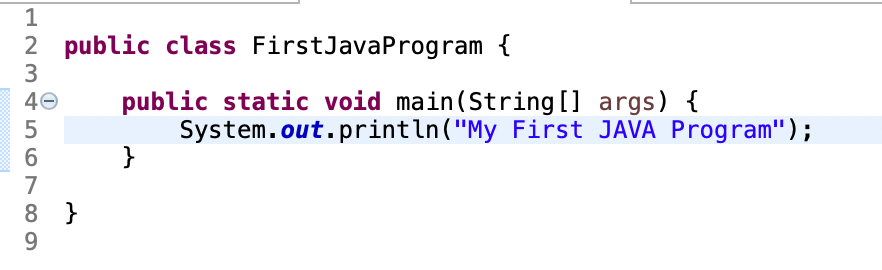 Day 3 — JAVA tutorial for beginners: What the program lines say? | by ...