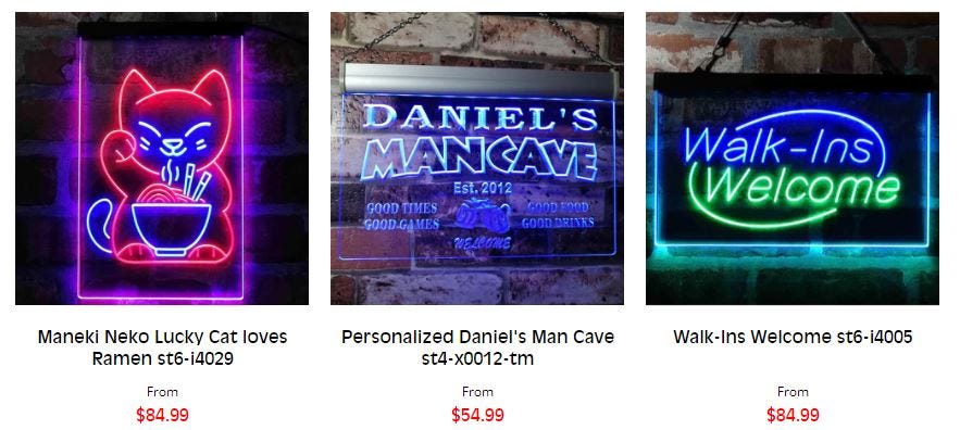 Decorate Your Home with Attractive LED Neon Sign Wall Decor by