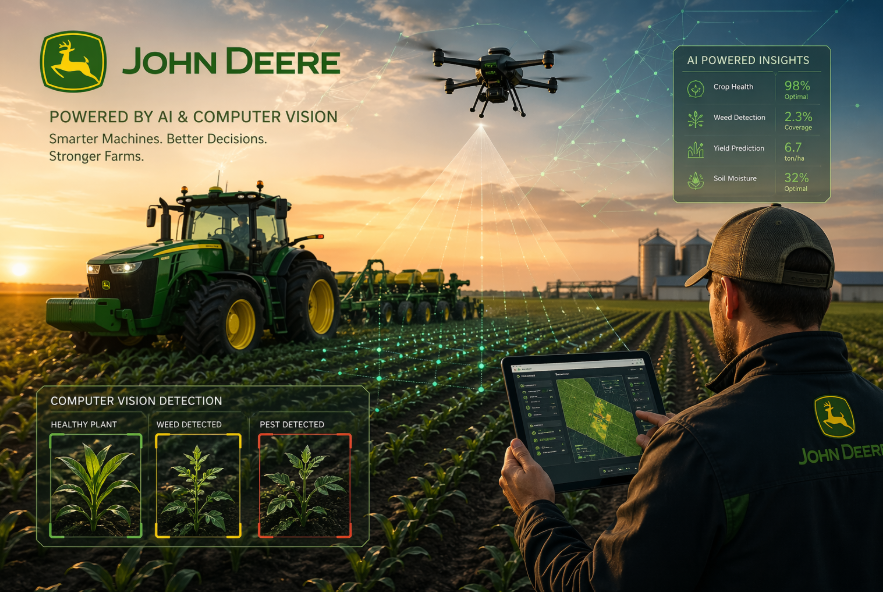 The AI Harvest: How John Deere is Teaching Tractors to “See”