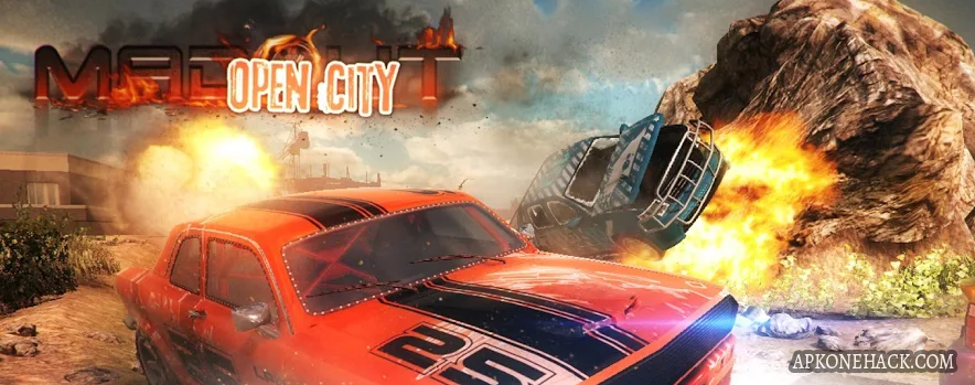 MadOut Open City MOD Apk   OBB Data Unlimited Money v1 Android
