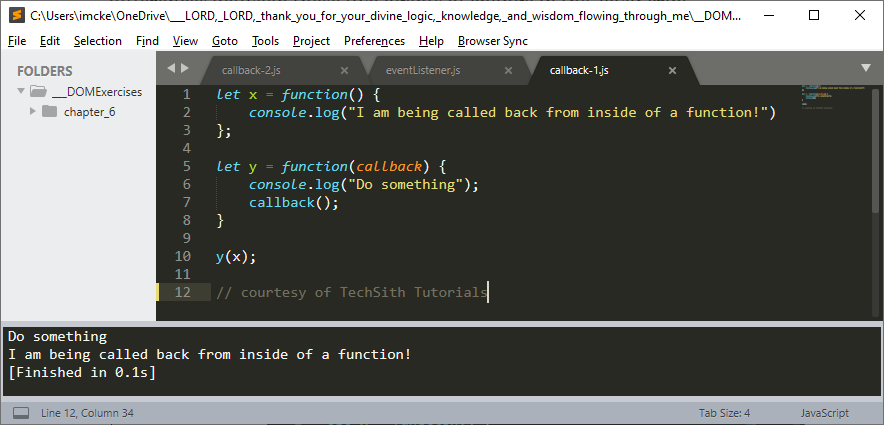 Callbacks and Functions. In keeping with last week’s topic of… | by Ian ...