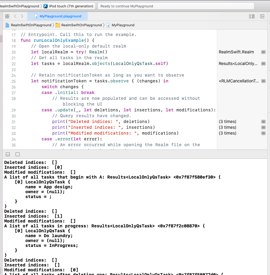 MongoDB Realm on Xcode Playground: Getting Started | by Ankur Raina ...