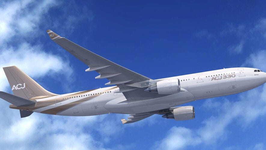 Cabine spacieuse et personnalisable pour l’Airbus ACJ330neo