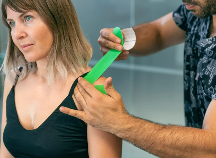 KINESIO TAPING IN LAKE GENEVA. HOW DOES KINESIOLOGY TAPE WORK? by