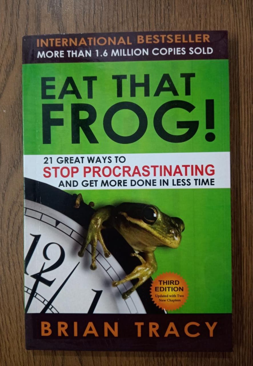 Beating Procrastination: Unleash Your Productivity with “Eat That Frog!” by  Brian Tracy[Part-I], by Sathrasala Pranavi