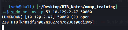 HTB Network Enumeration with Nmap Walkout