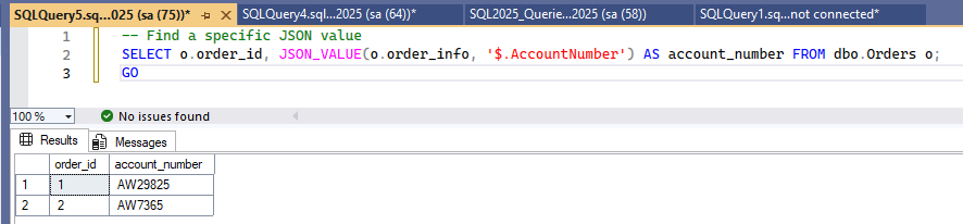 SQL Server 2025 — Introducing New JSON Data Type | by Usman Jalil | Medium