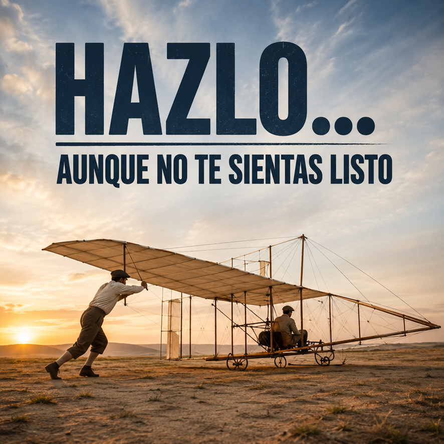 HAZLO… AUNQUE NO TE SIENTAS LISTO
