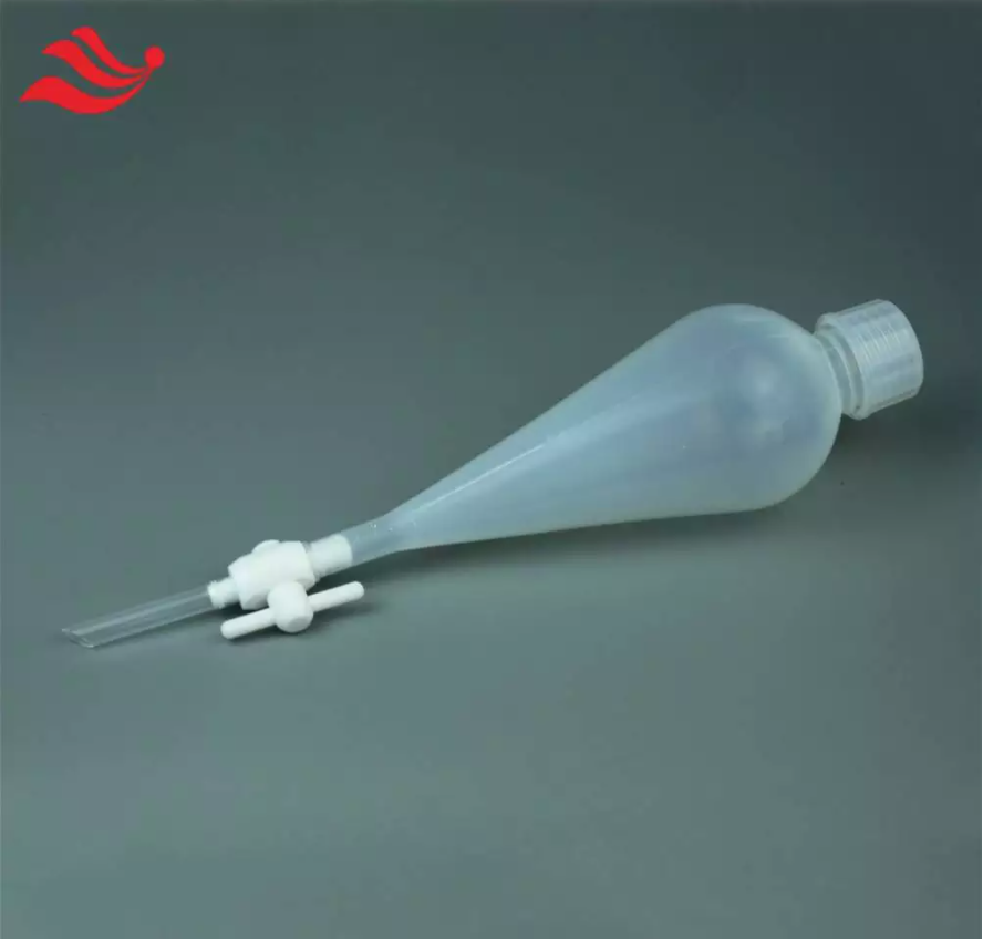 PFA separatory funnel/Soluble PTFE separatory funnel/Teflon plastic