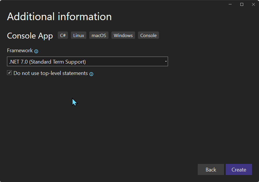.NET 7.0 Console App