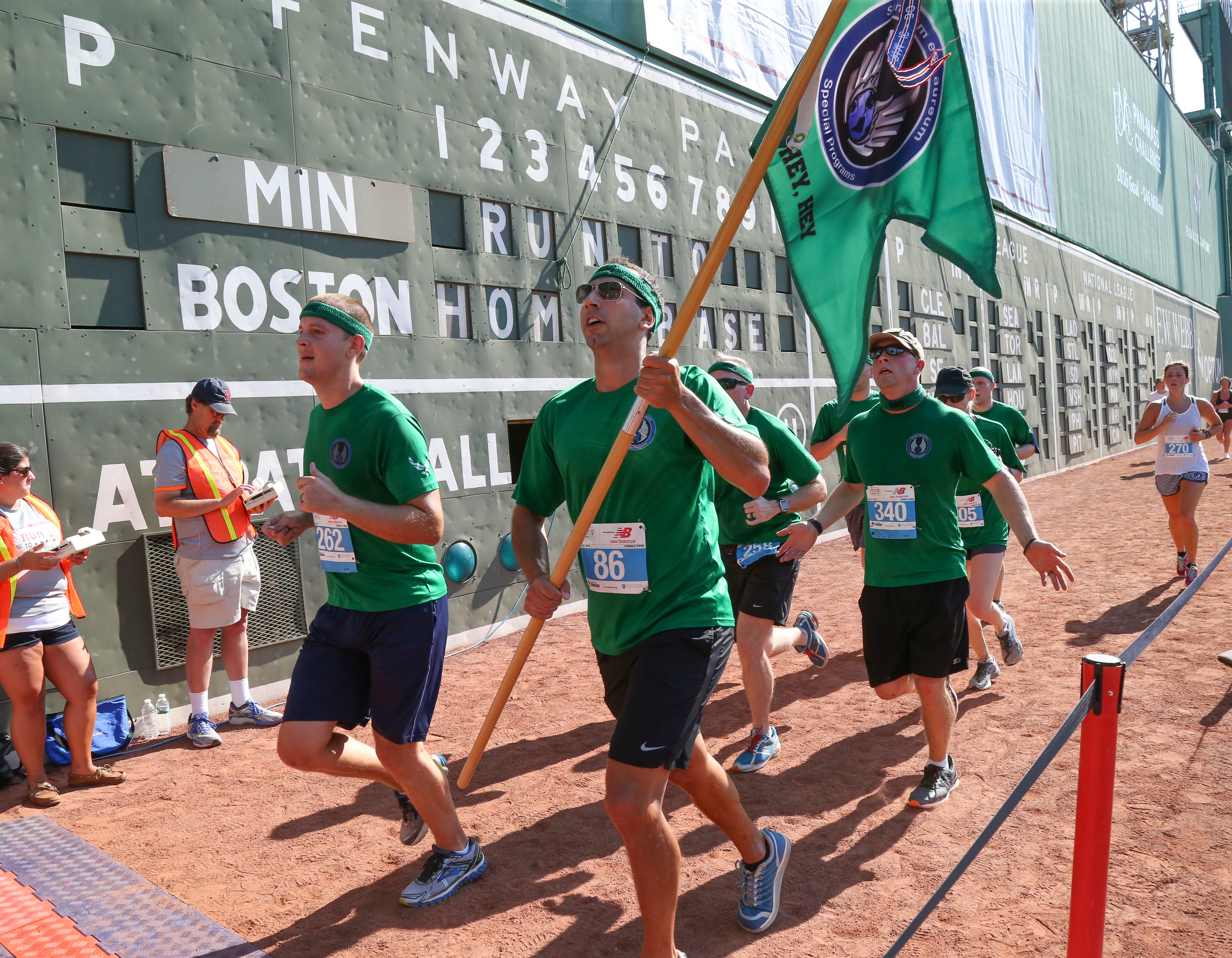 Red Sox Foundation Run to Home Base at Fenway Park Stock Photo - Alamy