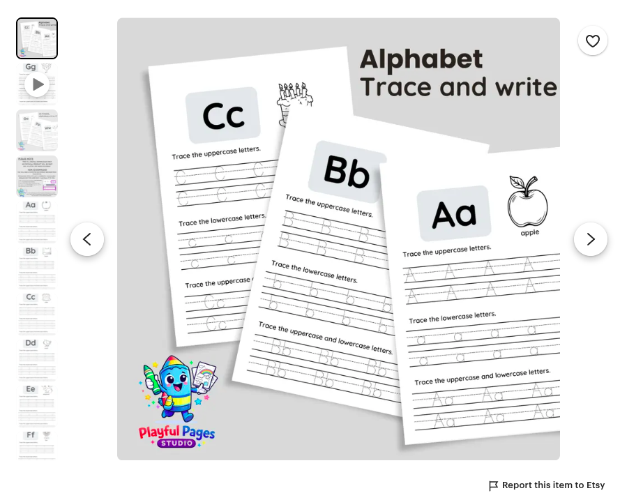 26 Alphabet Tracing Pages: The Perfect ABC Writing Practice for Preschool Kids