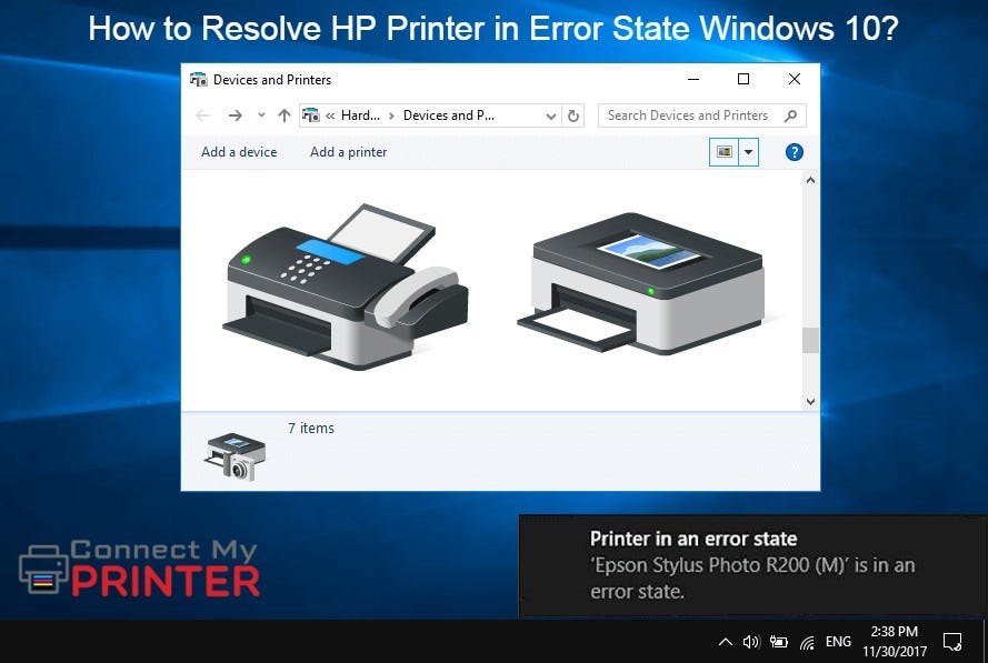 How to Resolve HP Printer in Error State Windows 10? Alex Smith Medium