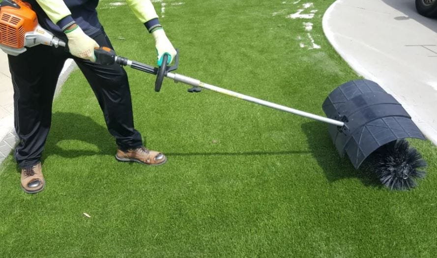 How To Maintain Artificial Grass Lawns by Arlington Turf Installers