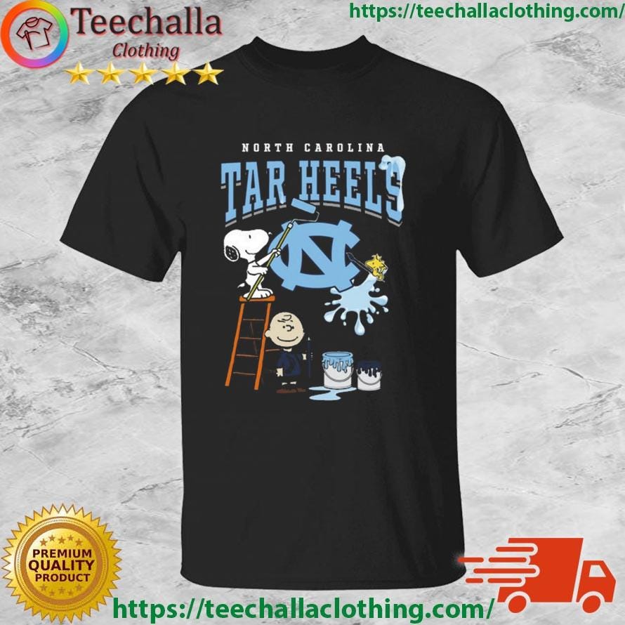 Snoopy Charlie Brown And Woodstock Wall Paint North Carolina Tar Heels ...