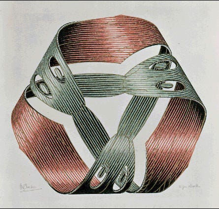 「mobius」by semplice 1963. Möbius strip | by Xichen Sheng | Medium